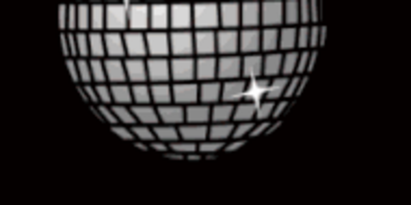 Dance Commander app: a character dancing under a disco ball