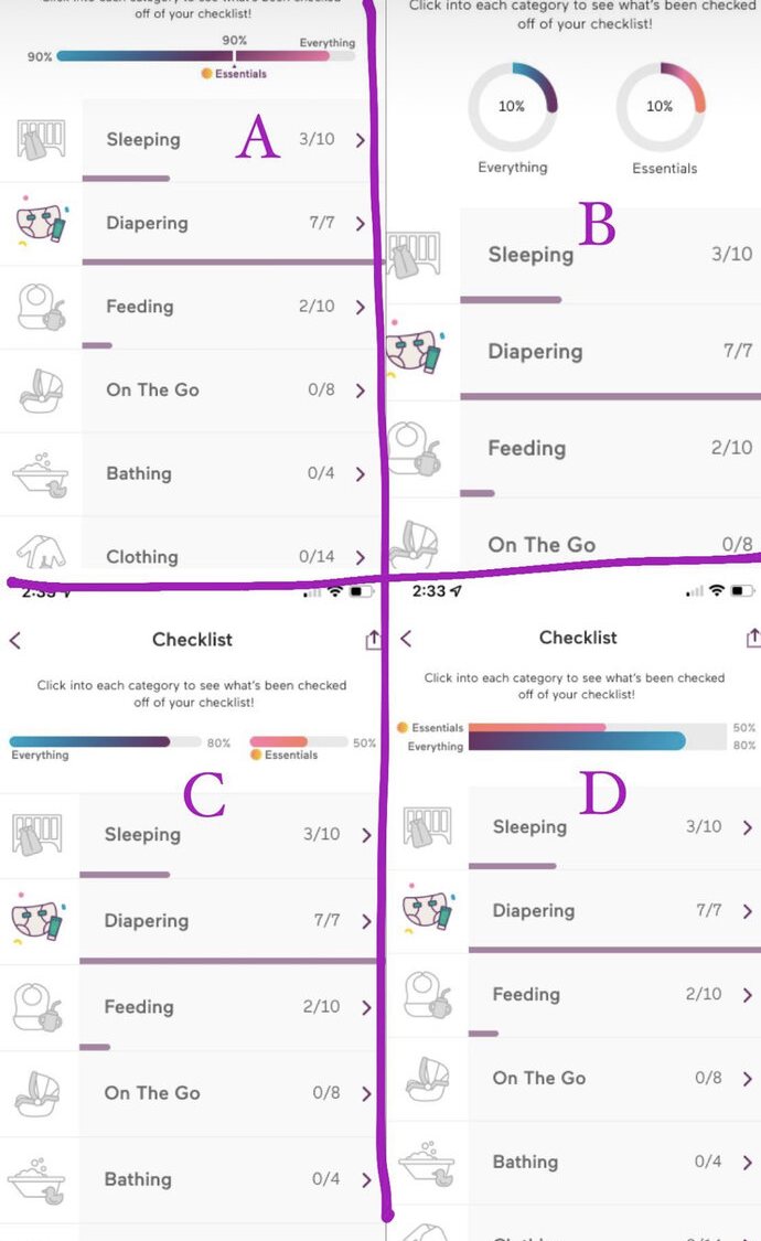 My Instagram poll on progress bar preference